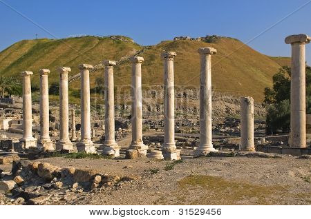 RÃ¶mische SÃ¤ulen in Israel Beit shean