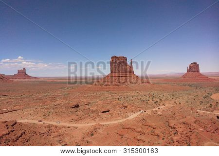 Traveling To A Monument Valley In The State Of Utah