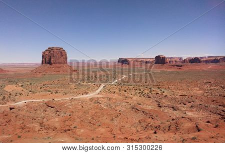 Traveling To A Monument Valley In The State Of Utah