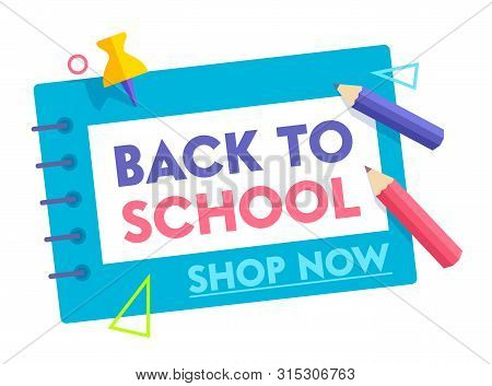 Back School Banner Vector Photo Free Trial Bigstock