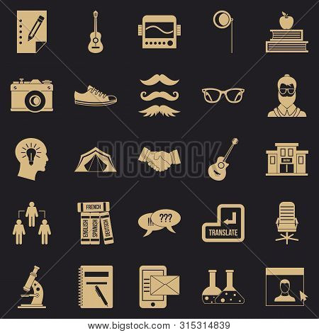 Undergraduate Icons Set. Simple Set Of 25 Undergraduate Icons For Web For Any Design