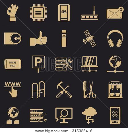 Sustenance Icons Set. Simple Set Of 25 Sustenance Icons For Web For Any Design