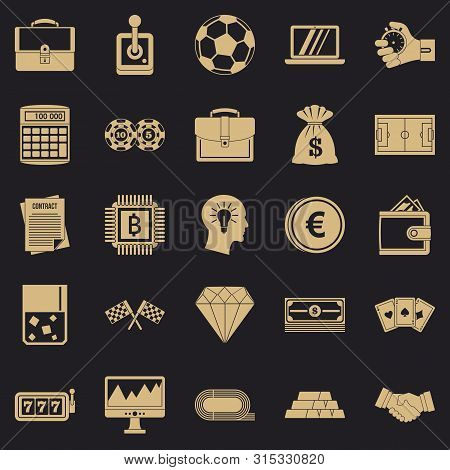 Totalizator Icons Set. Simple Set Of 25 Totalizator Icons For Web For Any Design