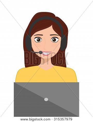 Contaprory Concept Customer And Online Technical Support 24-7 Is Possible For Web Page. Ector The On