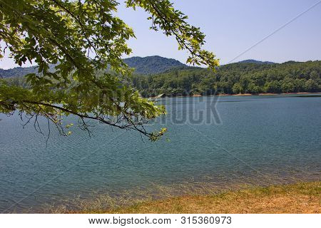 Khanbulan Reservoir Near The City Of Lankaran In Southern Azerbaijan In Summer