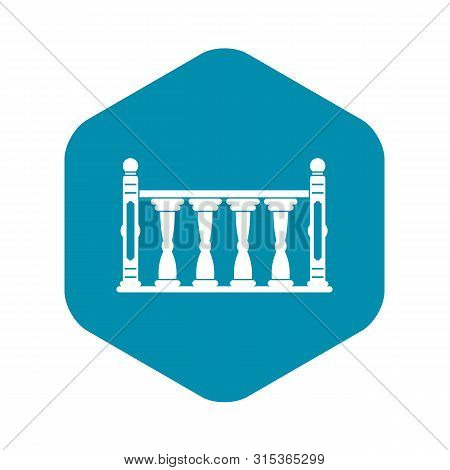 Balustrade Icon. Simple Illustration Of Balustrade Icon For Web