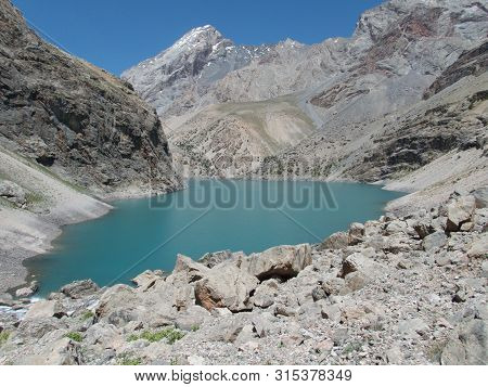 Beautiful Hiking In Fann Mountains Nature In Tajikistan