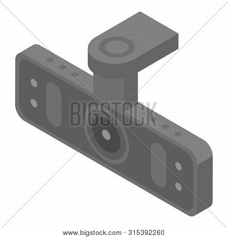 Digital Car Dvr Icon. Isometric Of Digital Car Dvr Vector Icon For Web Design Isolated On White Back