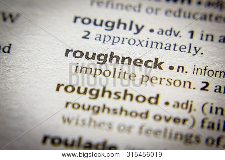 Word Or Phrase Roughneck In A Dictionary