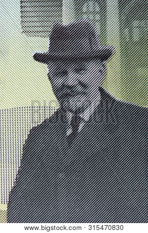 Slobodan Jovanovic A Portrait From Serbian Money