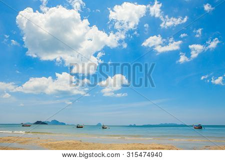 Pakmeng Beach In The Southern Of Thailand.
