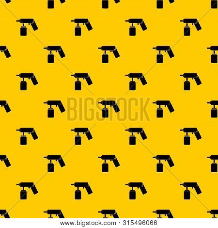 Spray Aerosol Can Bottle With A Nozzle Pattern Seamless Repeat Geometric Yellow For Any Design