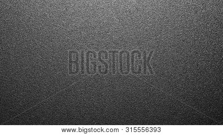 Texture Of Black Matte Plastic.black And White Matte Background.the Background Is Black Rough Plasti