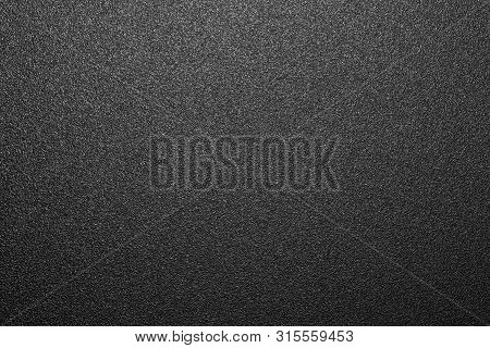 Texture Of Black Matte Plastic.black And White Matte Background.the Background Is Black Rough Plasti