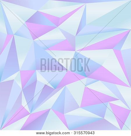 Triangle Geometric Background. Polygonal Mosaic Background, Low Poly Style.