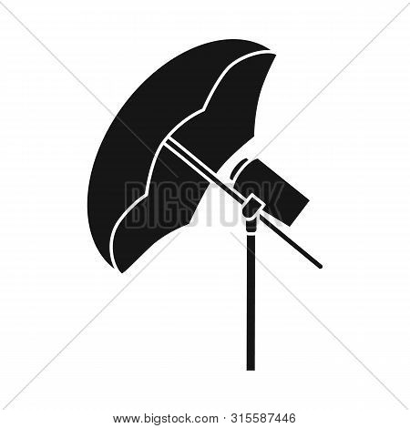 Vector Design Of Umbrella And Light Logo. Collection Of Umbrella And Setup Stock Vector Illustration