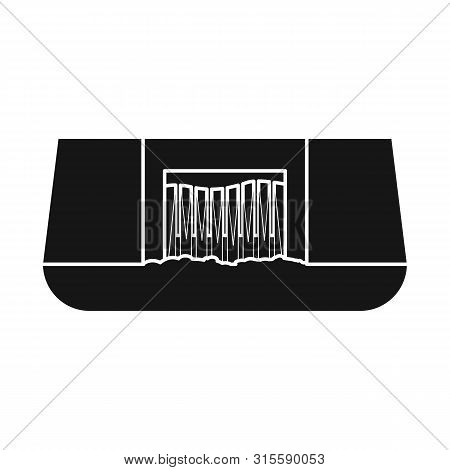 Vector Illustration Of Hydro And Station Icon. Collection Of Hydro And Dam Stock Symbol For Web.