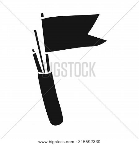 Vector Illustration Of Flag And Pennant Logo. Collection Of Flag And Naval Stock Vector Illustration
