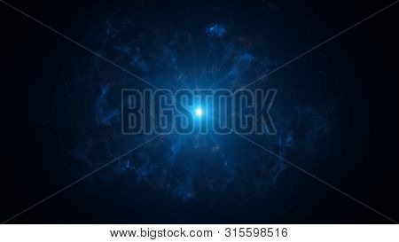 Colorful Shock Wave Consisting Particles. Vfx Elements, Graphic Elements. Light Beam, Shine Through 