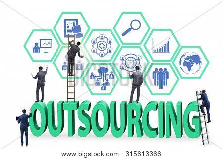 Concept of outsourcing in modern business