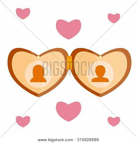 Luxury Retro Vintage Stylized Pet Vet Cat Animal Dog Brown Wood Gold Beige Amulet Medalion Heart Loc