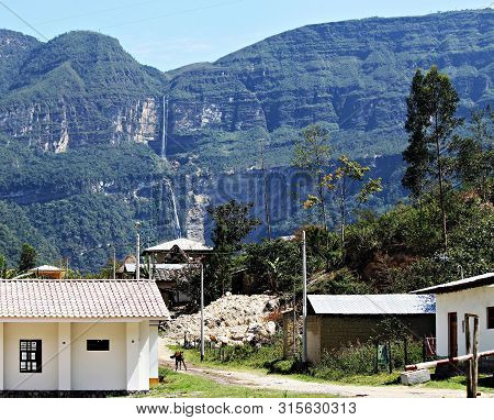 Cocachimba Town, Start Of The Walk To Gocta Waterfalls