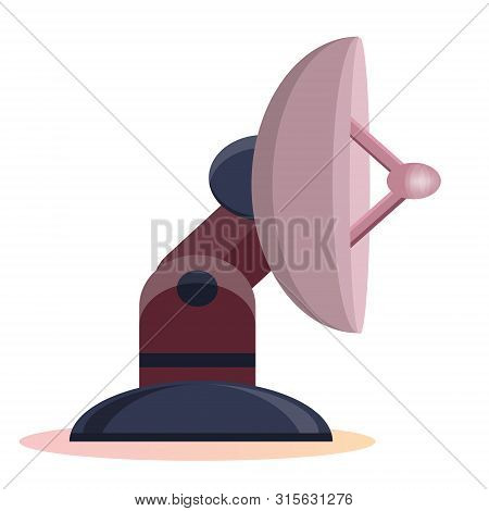 Parabola Satellite Antenna. Reflector Antenna Or Radar Dish For Broadcast And Communication. Modern 