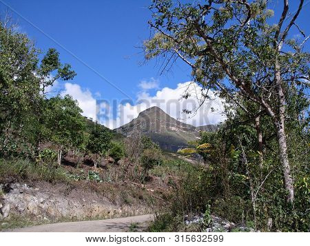 Road To The Town Of Cocachimba, Starting Point Of The Walk To The Waterfalls Of Gocta