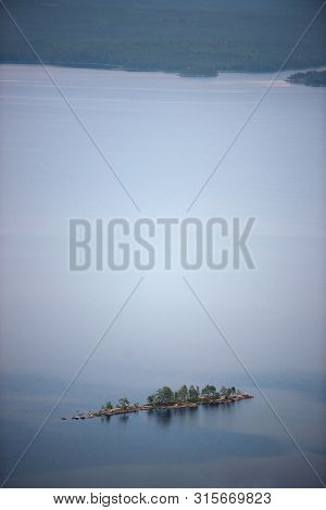 Little Desolate Isle On A Lake Pielinen