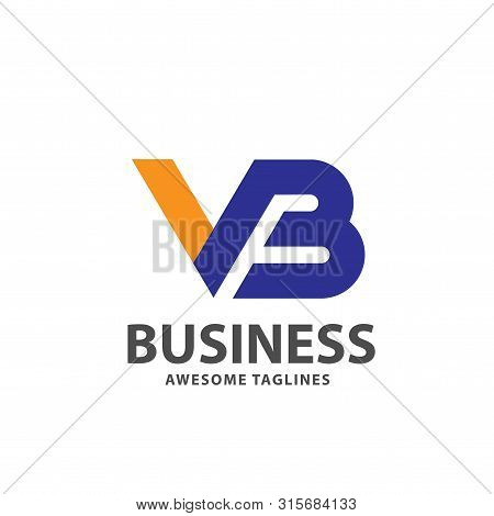 Creative Strong Initial Letter Vb Logo Vector Concept