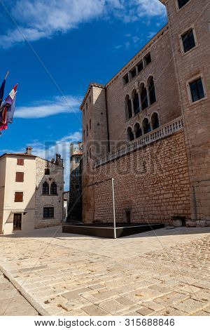 View Ot The Venetian Palace Called Soardo - Bembo Castle In Valle - Bale, Istria. Croatia