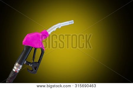 Nozzle Oil Pump Technology Separated From The White Background Clipping Part