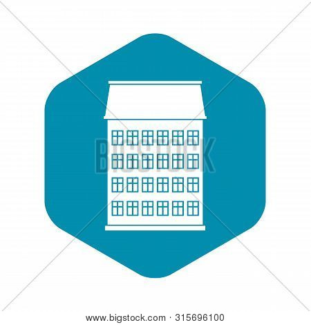 Toen House Icon. Simple Illustration Of Town House Vector Icon For Web