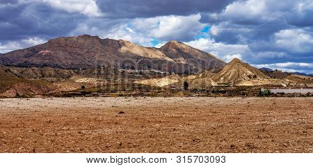 The Badlands Of Abanilla And Mahoya Near Murcia In Spain