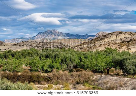 The Badlands Of Abanilla And Mahoya Near Murcia In Spain