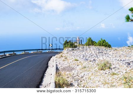 Llogara Pass National Road Leading To Albanian Riviera