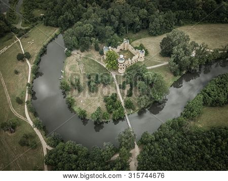 Januv Hrad - Artificial Ruin Was Built By The Prince Of Liechtenstein According To The Design Of Jos
