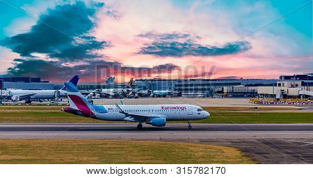 London, Uk - October 1, 2016: Heathrow Airport Is The Second Busiest Airport In The World By Interna