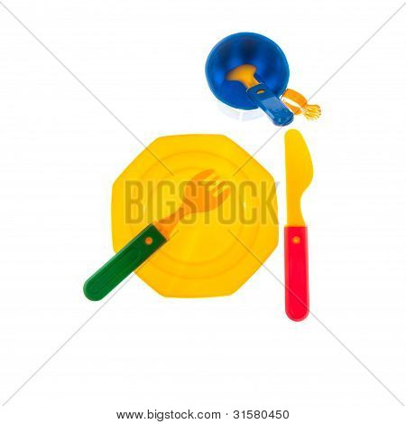 Kunststoff-Spielzeug-Gerichte