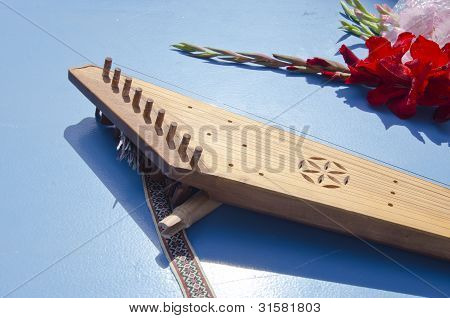 Lituano violino Folk Music strumento Ribbon