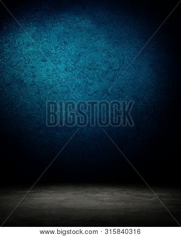 dark empty interior room. may used as background.