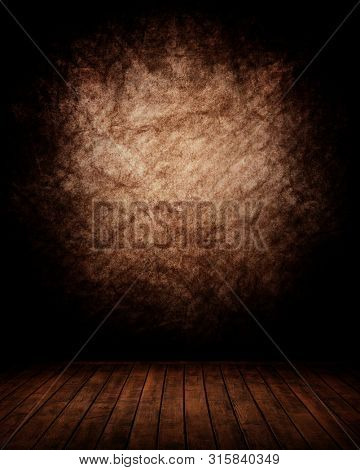 dark empty interior room. may used as background.