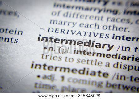 Word Or Phrase Intermediary In A Dictionary