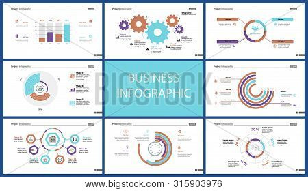 Business Inforgraphic Design Set For Strategy Concept. Can Be Used For Business Project, Annual Repo
