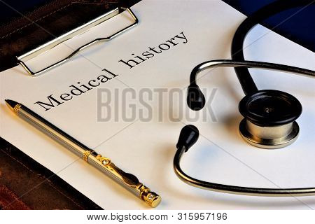 Medical History. Medicine -- The Science That Studies The Disease, Preventing And Leading Them To A 