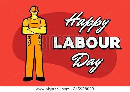 Worker Man Yellow Vector Photo Free Trial Bigstock