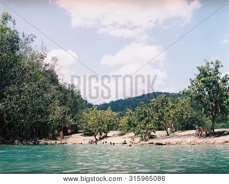 The Emerald Lake In Forest, I Natural Made