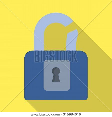 Vector Design Of Padlock And Crack Logo. Set Of Padlock And Security Stock Symbol For Web.