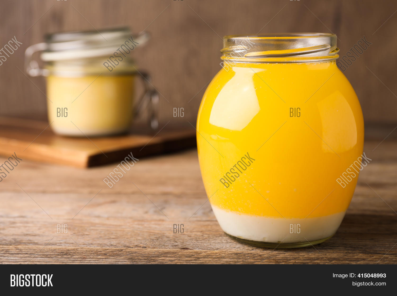 Glass Jar Ghee Butter Image & Photo (Free Trial) Bigstock