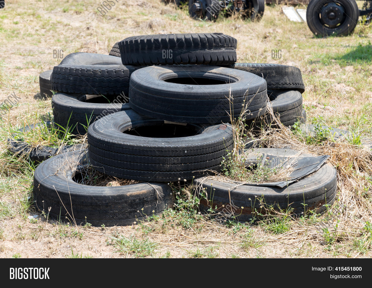Close Tread Old Tire. Image & Photo (Free Trial) Bigstock